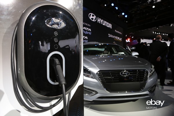 Hyundai Introduces New Sonata Hybrid And Plug In Version Ebay Hyundai Sonata Plugin Hybrid At Naias