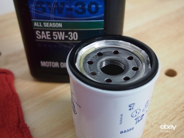 lubricate oil filter gasket before reassembly