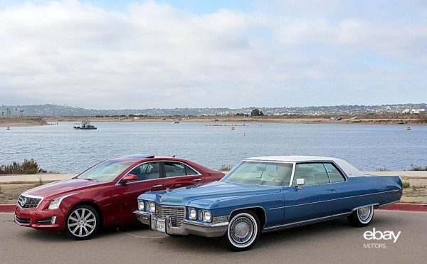 2013 Cadillac ATS, 1972 Coupe deVille