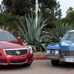 2013 Cadillac ATS, 1972 Coupe deVille