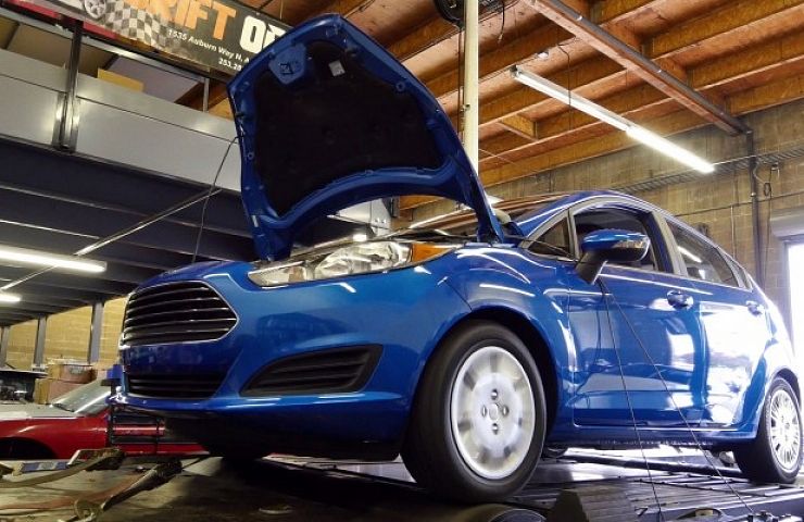 Ford Fiesta SFE dyno test