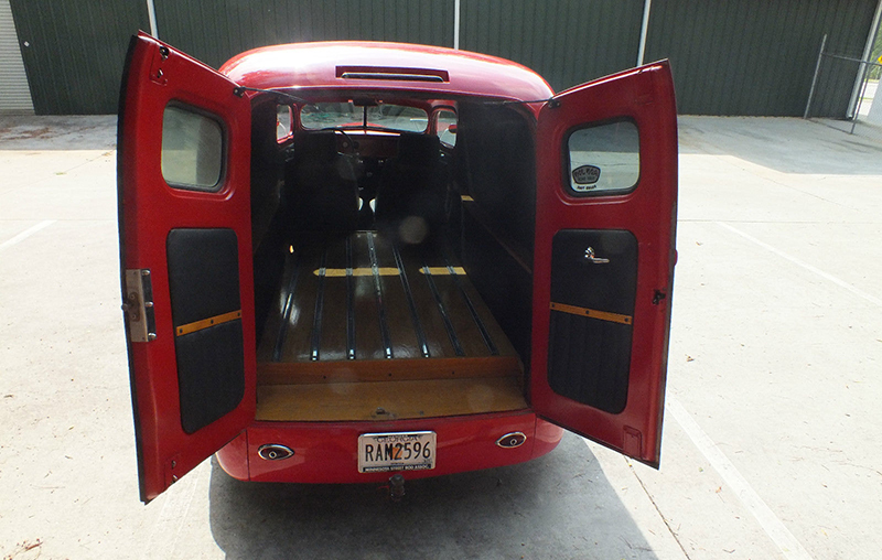 This 1947 Ford panel truck (also shown at the top of this page) has plenty of cargo room available for delivery duties.