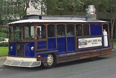 Want to grab attention? Consider a novelty vehicle such as this truck that looks like a street car.