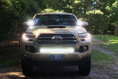 24-inch 120-watt LED light bar with combination of spot and flood capability.