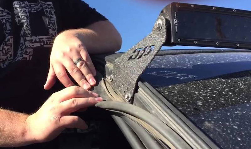 Mounting a LED light bar on your truck's roof