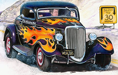 The 1934 Ford coupe from “The California Kid.”