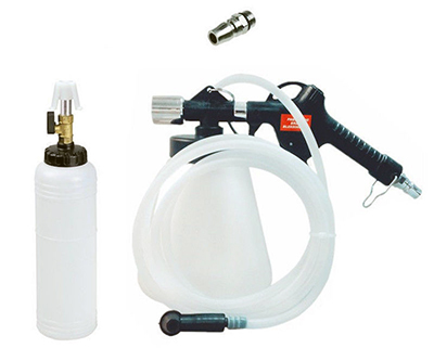 A vacuum brake bleeder style of brake fluid replacement tool.