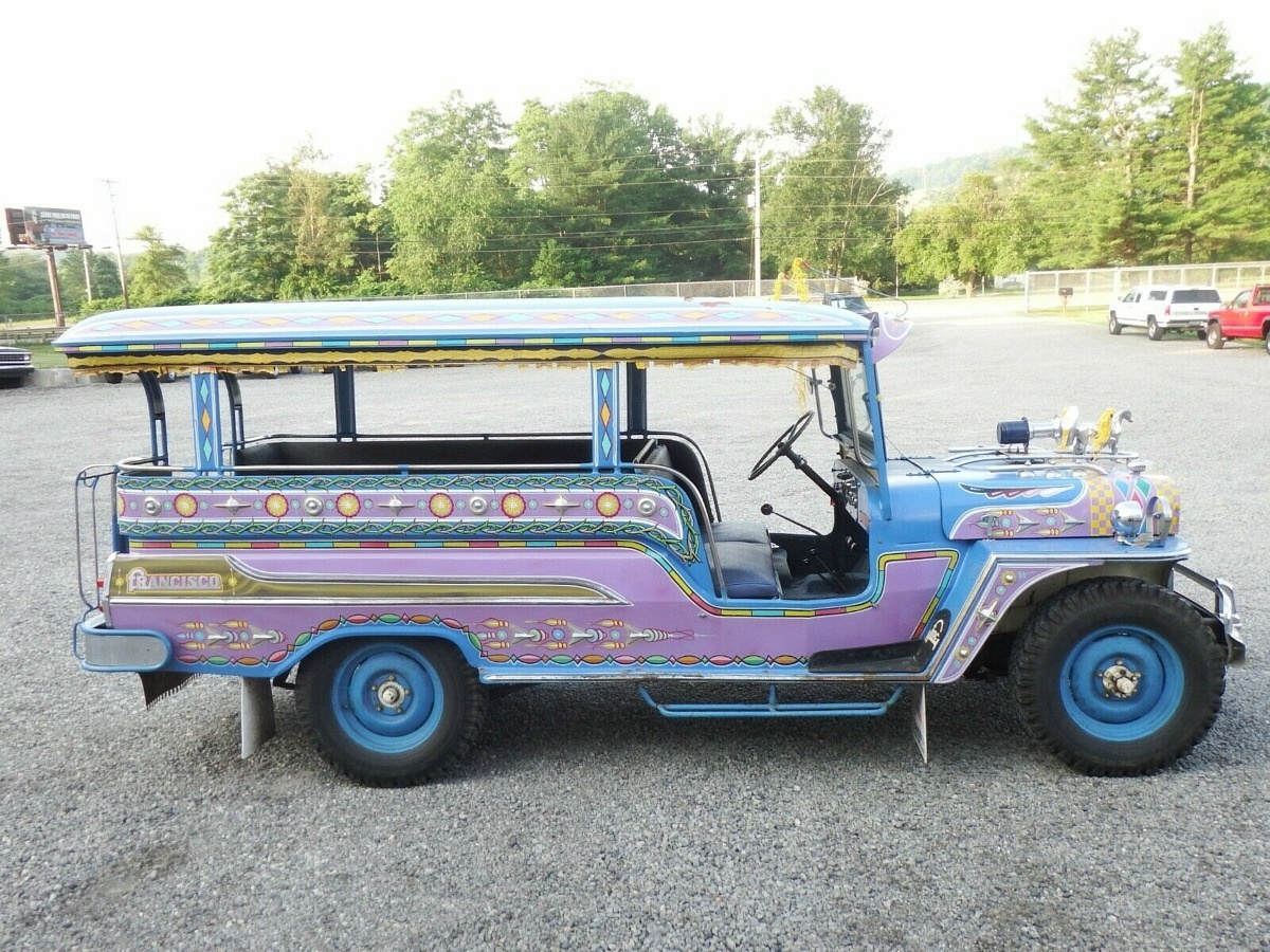 Philippine Jeepney for Sale Light Blue, Lavender Bus eBay Motors Blog