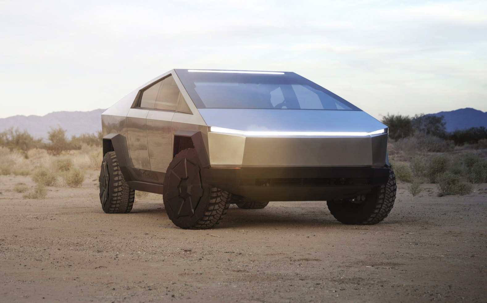 The American-made, all-electric, bullet-proof Tesla Cybertruck could make a good presidential car.