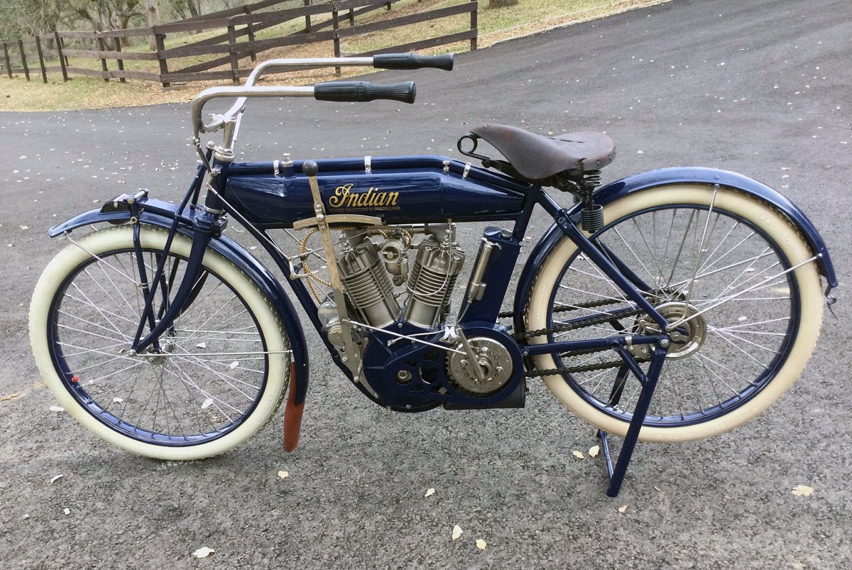 Blue Original Indian Motorcycle Is A Rare Survivor Ebay Motors Blog