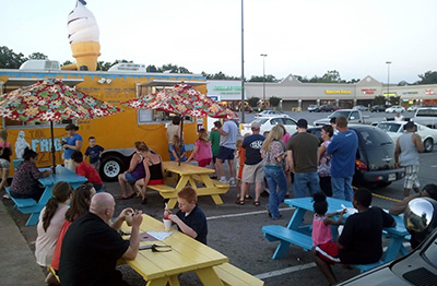  Soft-serve ice cream machines take up a lot of space. They aren't appropriate for small trucks.