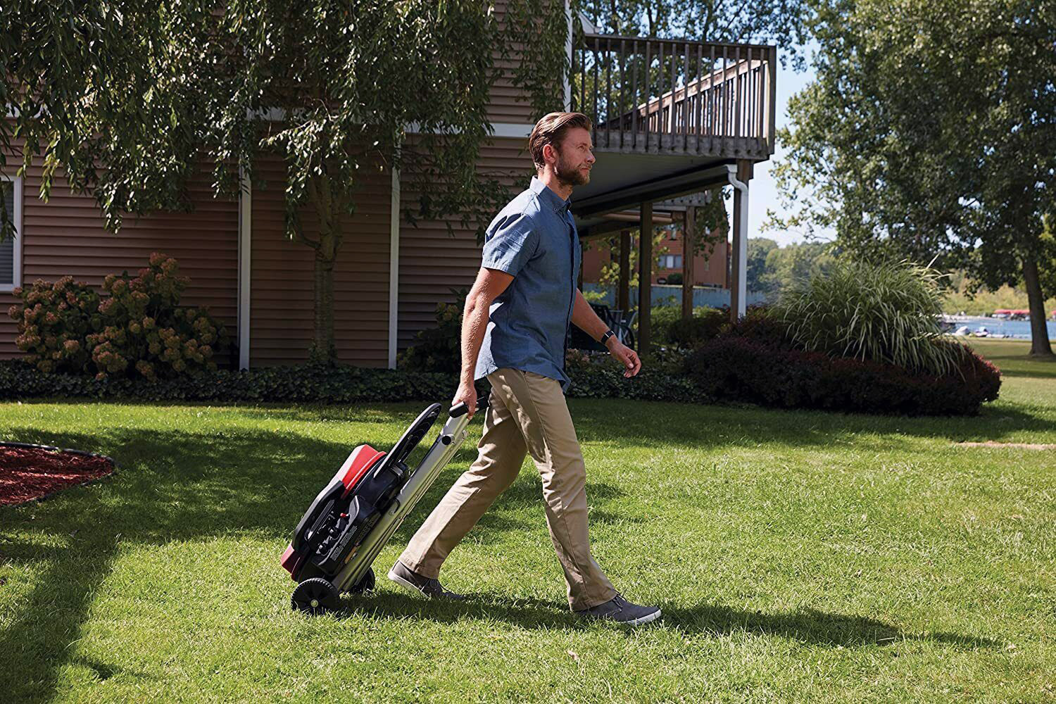 The highly portable Coleman RoadTrip 225 has 225 square inches of grilling space.