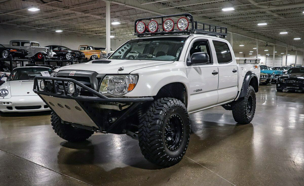 A highly modified 2007 Tacoma PreRunner.