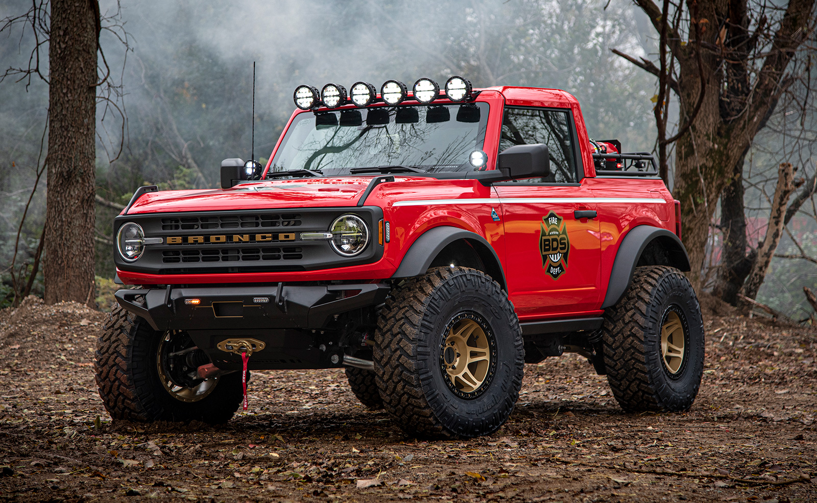 Sirens Blasting: Fire-Commando Bronco Pick-up Debuts at SEMA - eBay ...