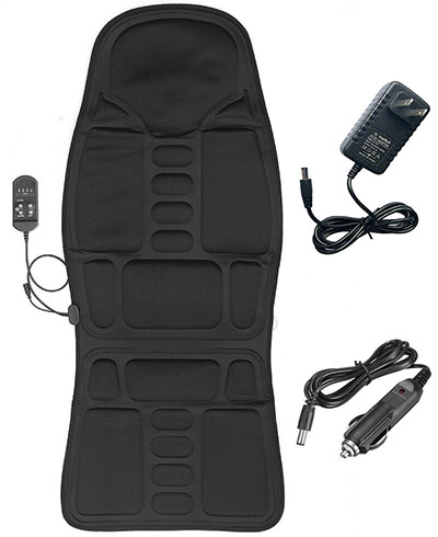 Zone Tech Cooling Car Seat Cushion Black 12V Automotive Massager Car Seat  Cooler Pad Air Conditioned Seat Cover. Perfect for summer Road Trips