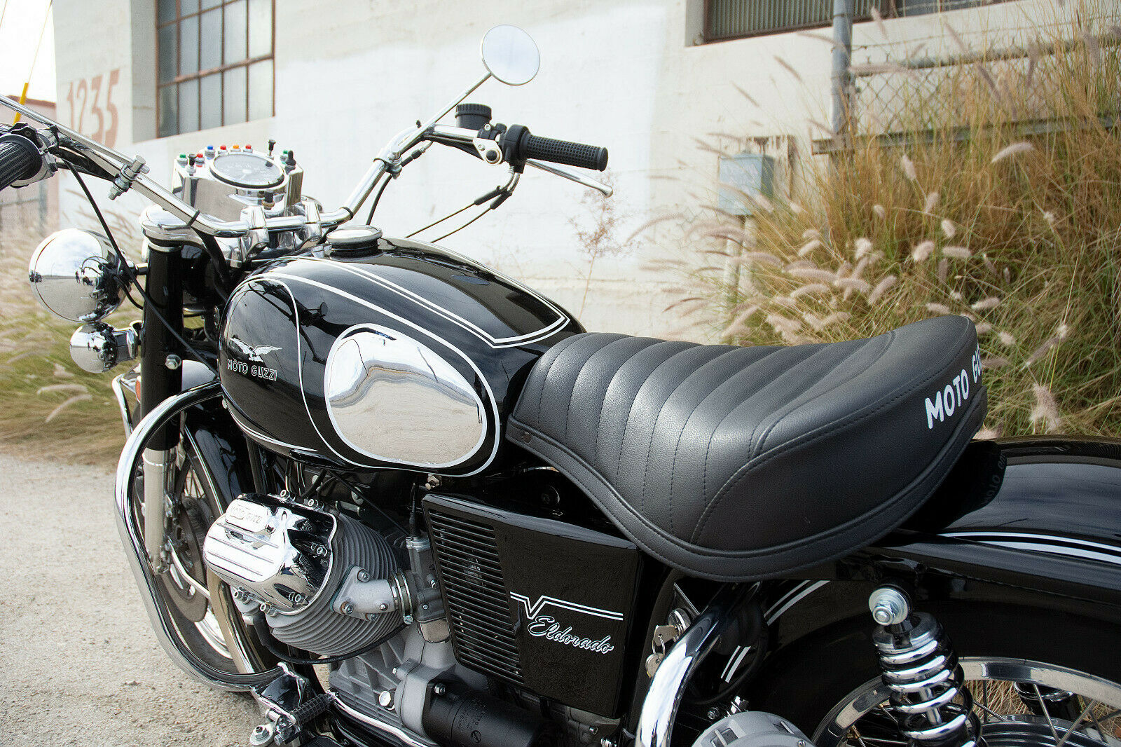 A Timeless '74 Moto Guzzi Police Bike Gets More Power -  Motors Blog