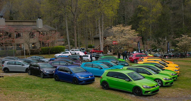 Volkswagen Golf R Enthusiasts Flock to Wookies in the Woods - eBay ...