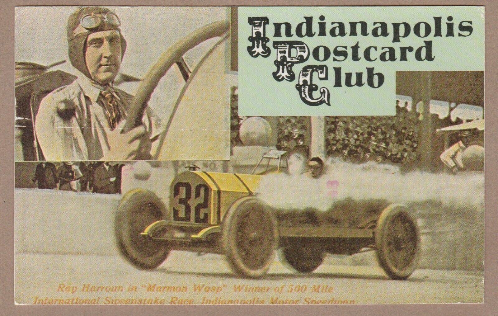 Marmon Wasp Indianapolis postcard