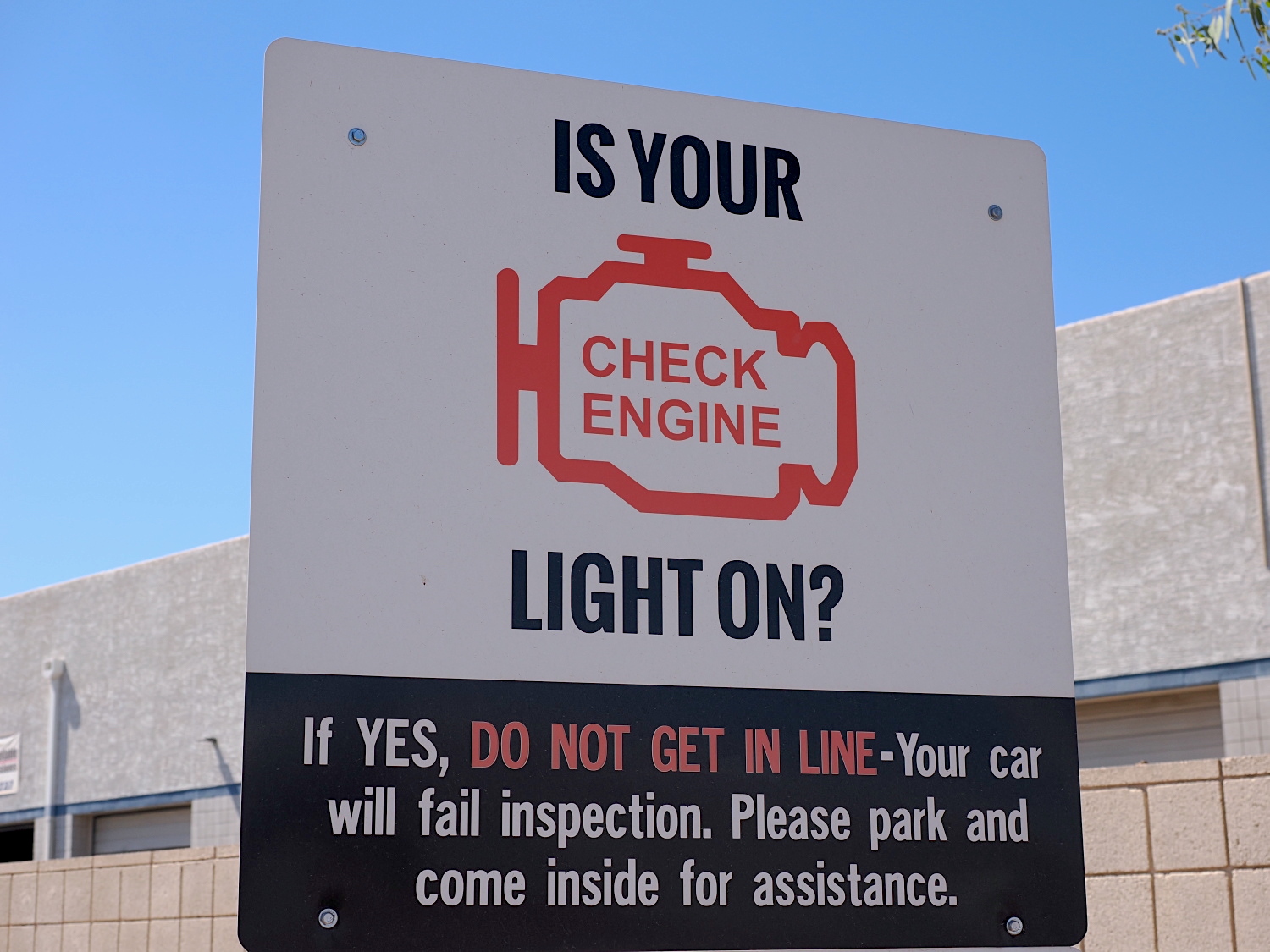 Is your check engine light on?