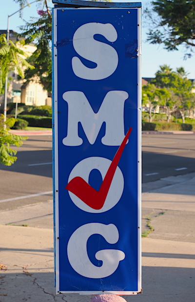 Smog Check Sign