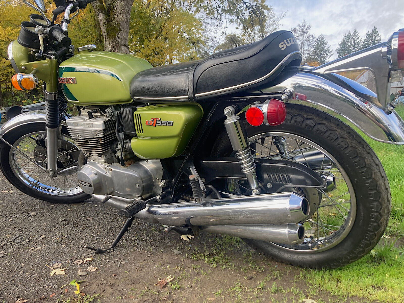 Suzuki gt550 exhaust on sale for sale