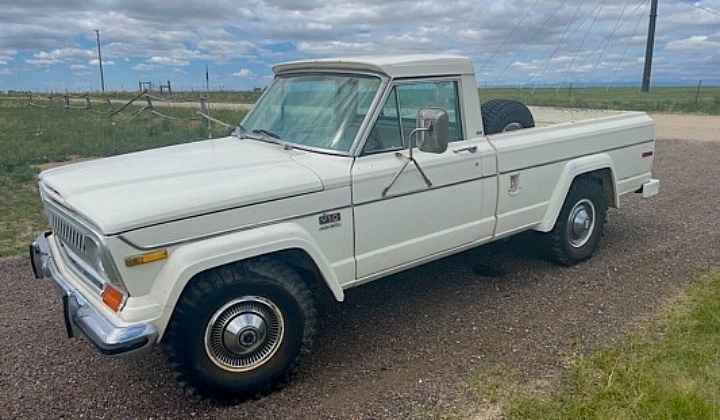1978 Jeep J10 pickup - left front profile - featured