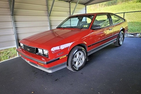 1986 Chevrolet Cavalier Z24 - left front profile