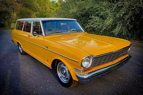 1964 Chevrolet Nova Wagon - right front profile - featured