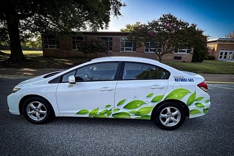 2015 Honda Civic CNG - left side